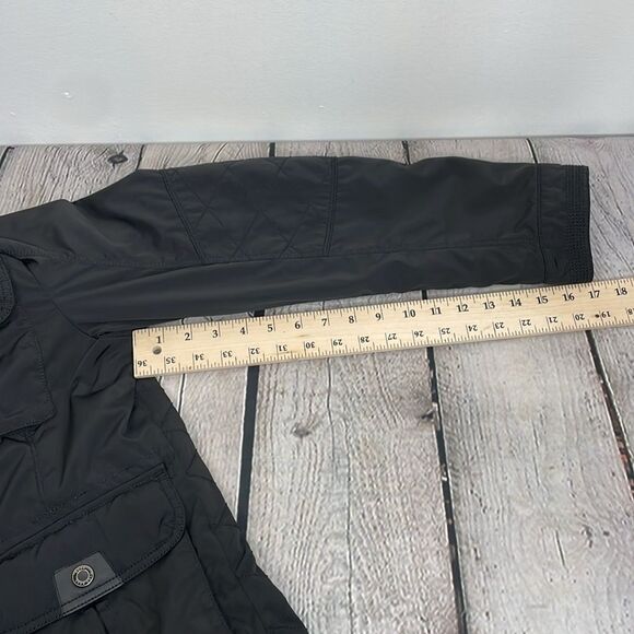 Hugo Boss Men’s L Black Military Utility Jacket Trim Fit Relaxed 38 Reg - Picture 14 of 14
